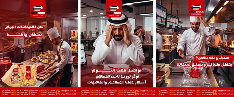 تصميم بوست سوشيال ميديا لمطعم مقرمش رقم 10